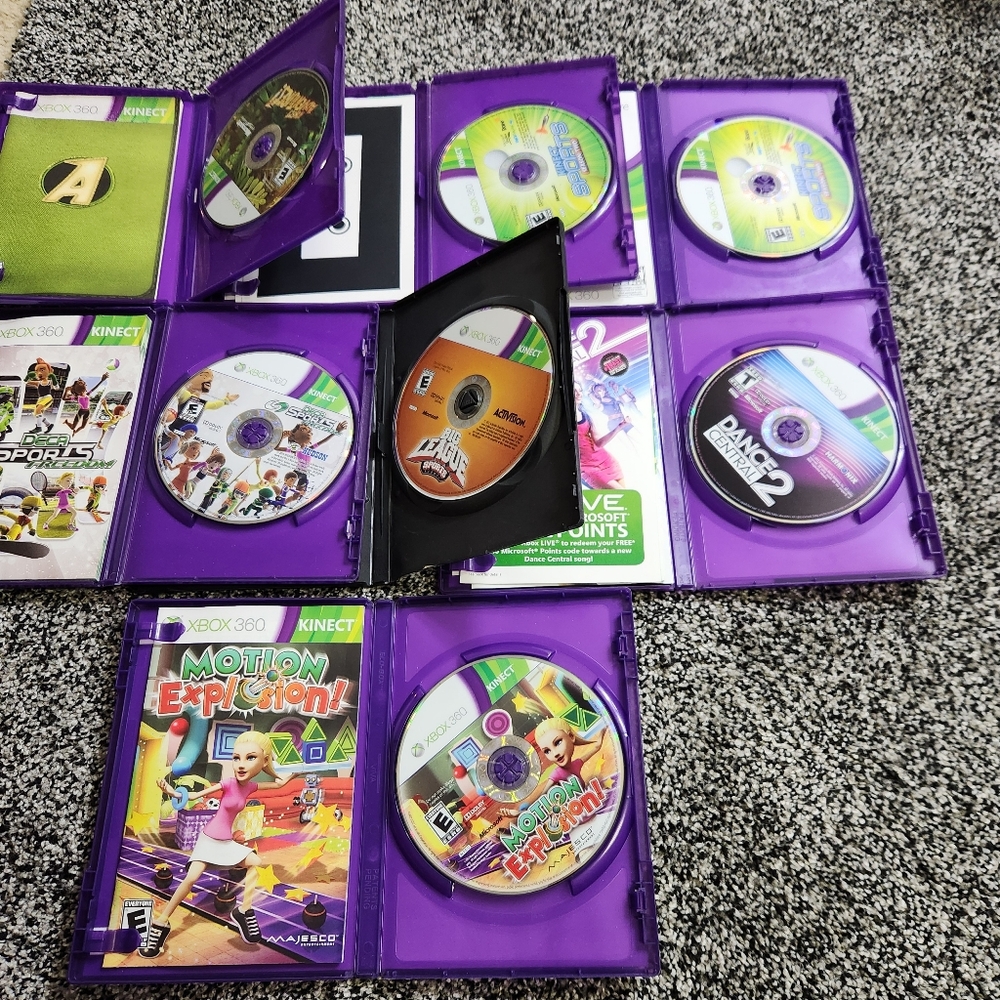 Xbox 360 Game Bundle:Kinect Sports, Dance Central,Kinect Adventures, Deca Sports - Picture 6 of 10
